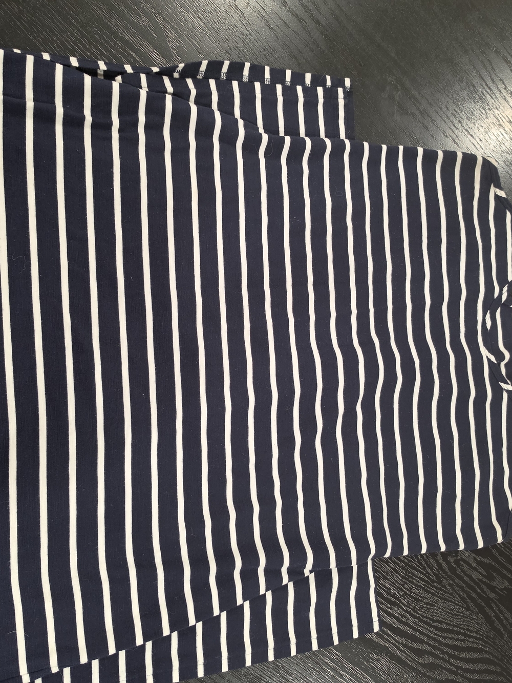Merona Navy and White Striped Midi Floor Length Sun Dress
